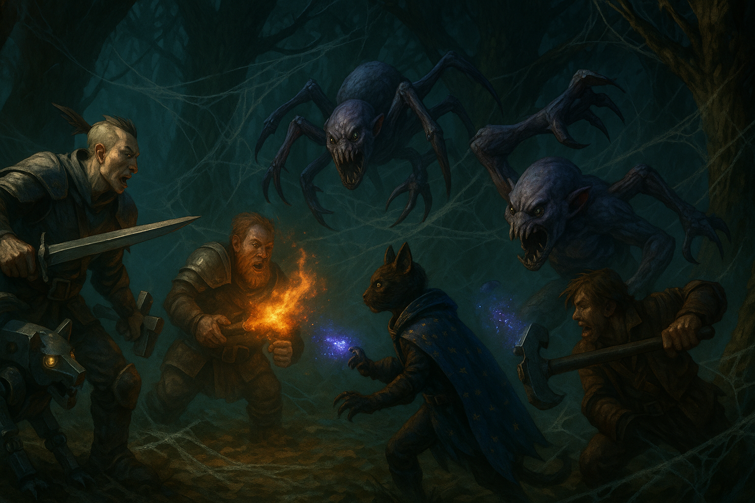 Ettercap Ambush in Kryptgarden Forest.png